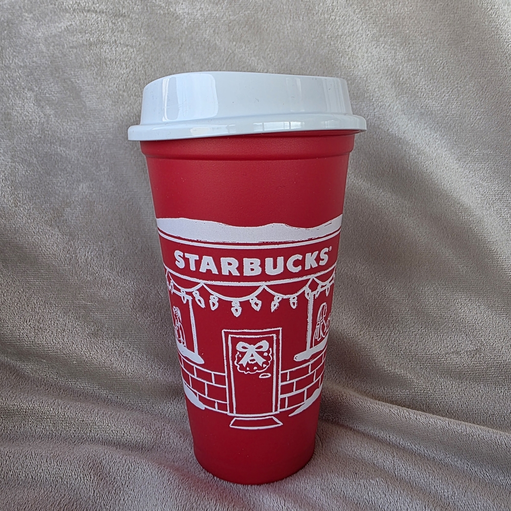 STARBUCKS 2025 Reusable Holiday Red Cup